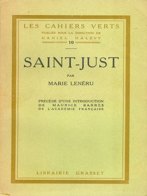 cover image of Saint-Just